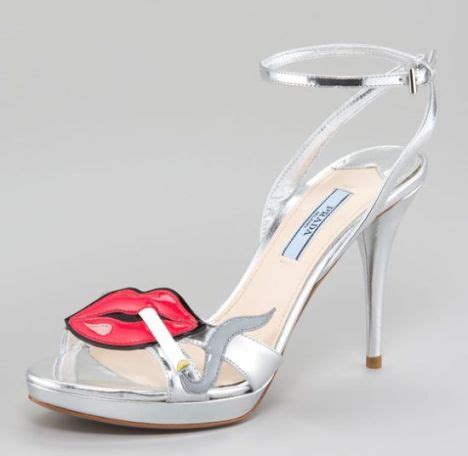 prada smoking lips sandals|Prada Smoking Lips Flats — Mia Luxury Vintage.